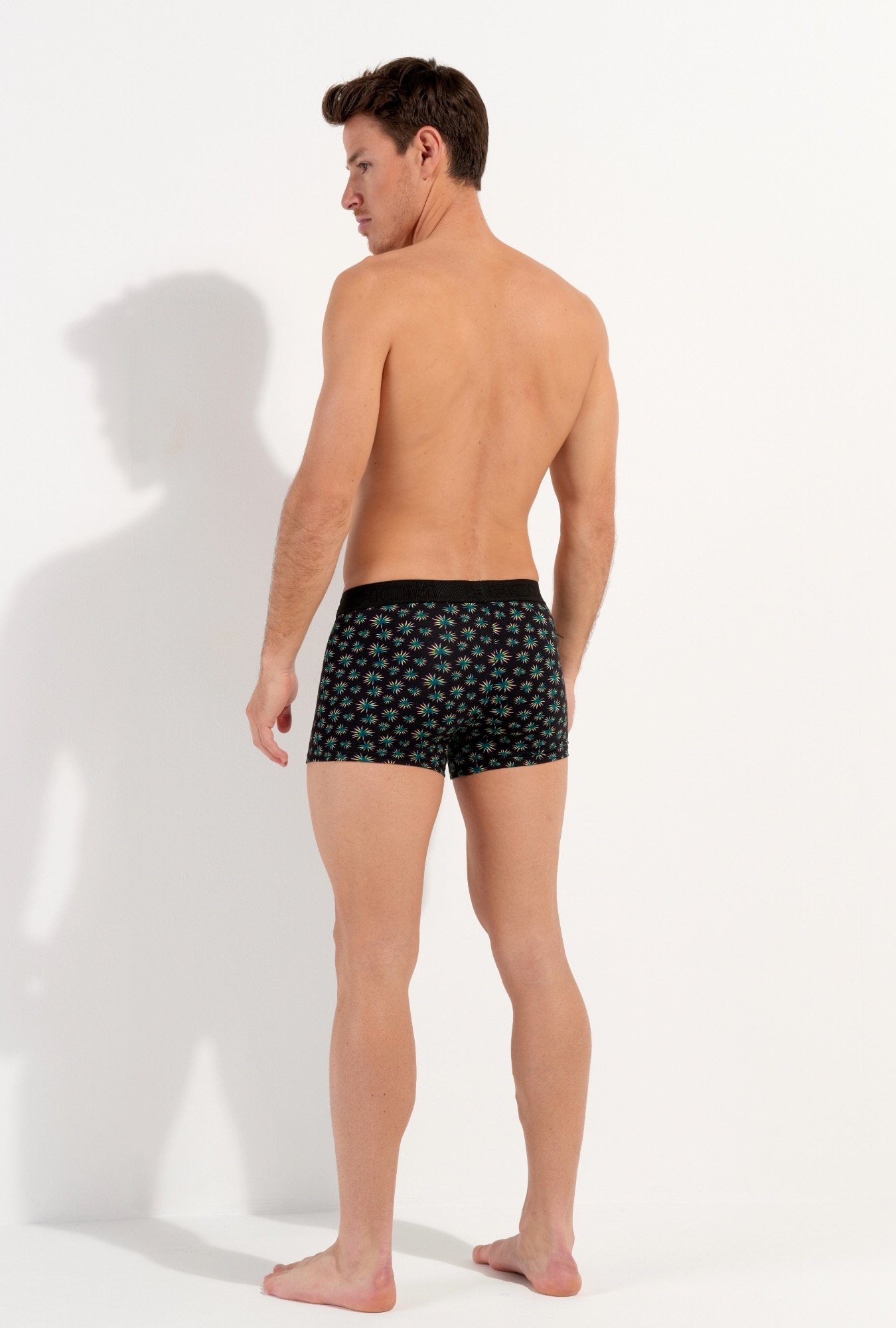 Les dessous Boxer noir imprimé 402974 – Image 6