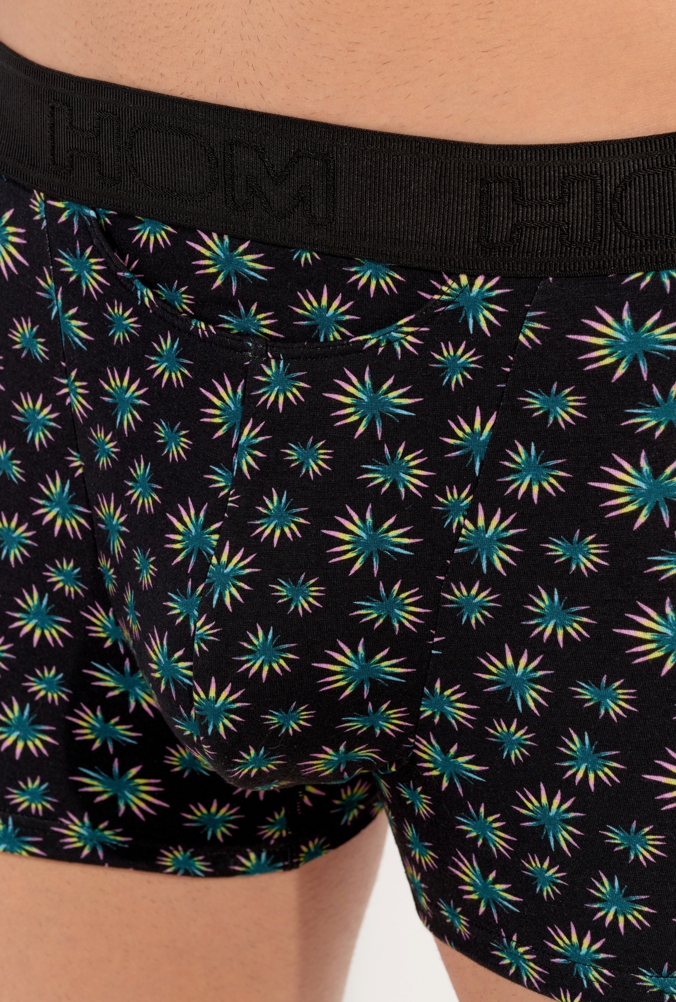 Les dessous Boxer noir imprimé 402974 – Image 7