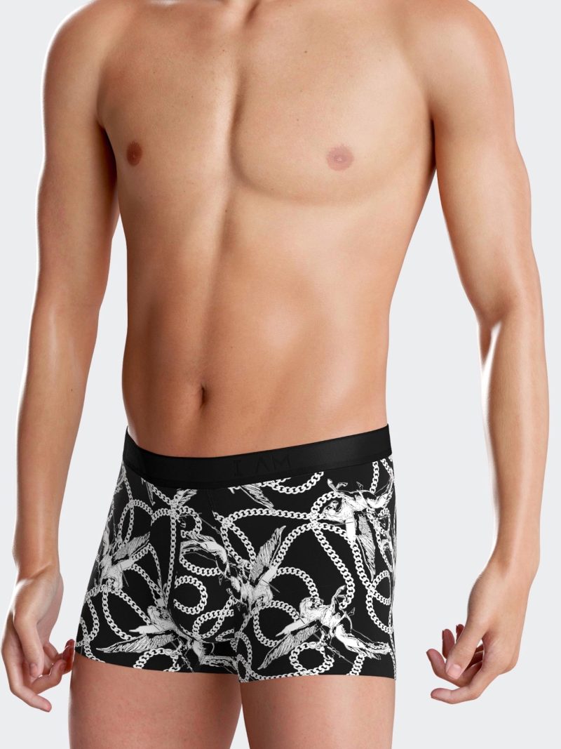 Les dessous Boxer noir/noir et blanc ii1221n35