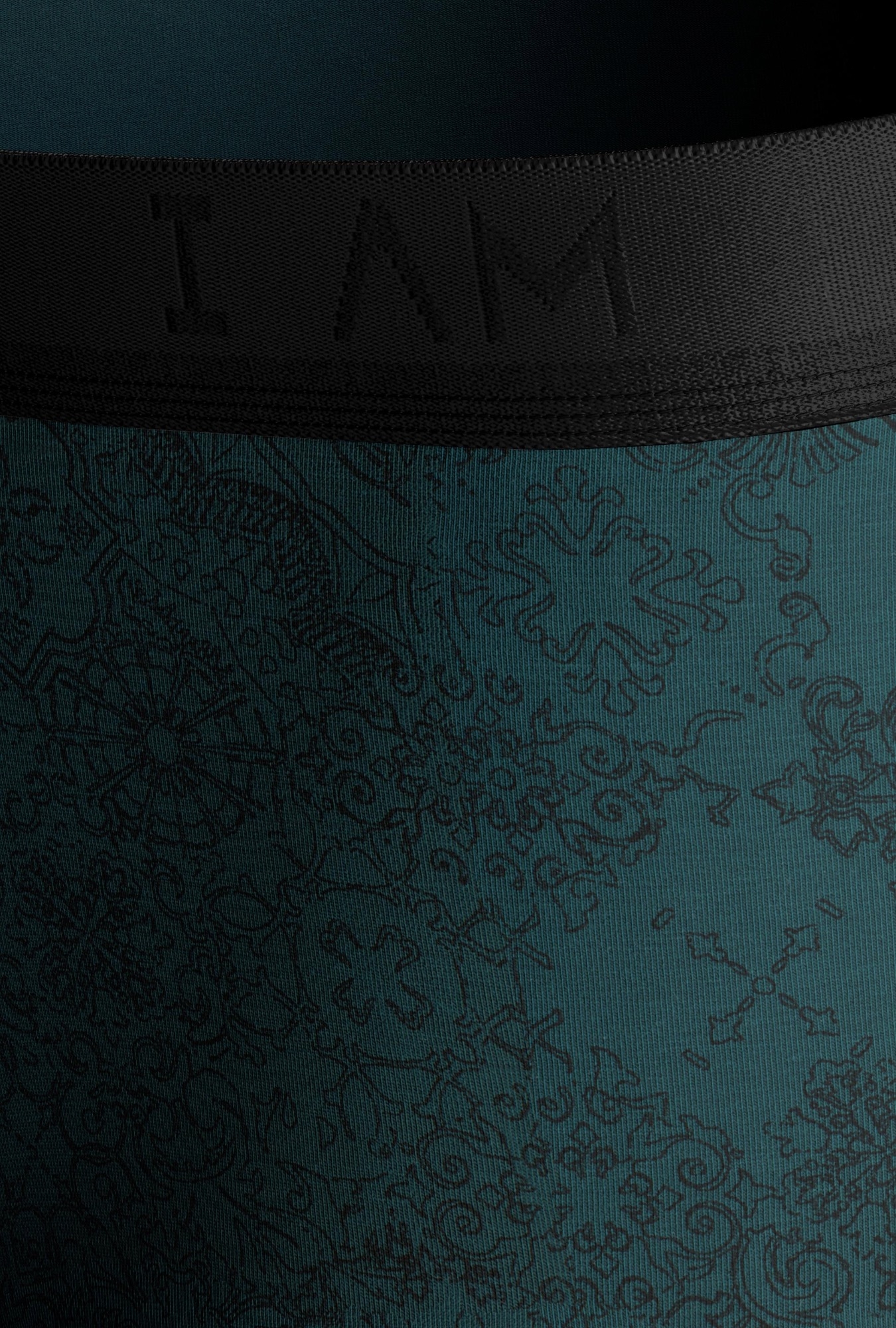 Les dessous Boxer vert + noir ii1221n37 – Image 3