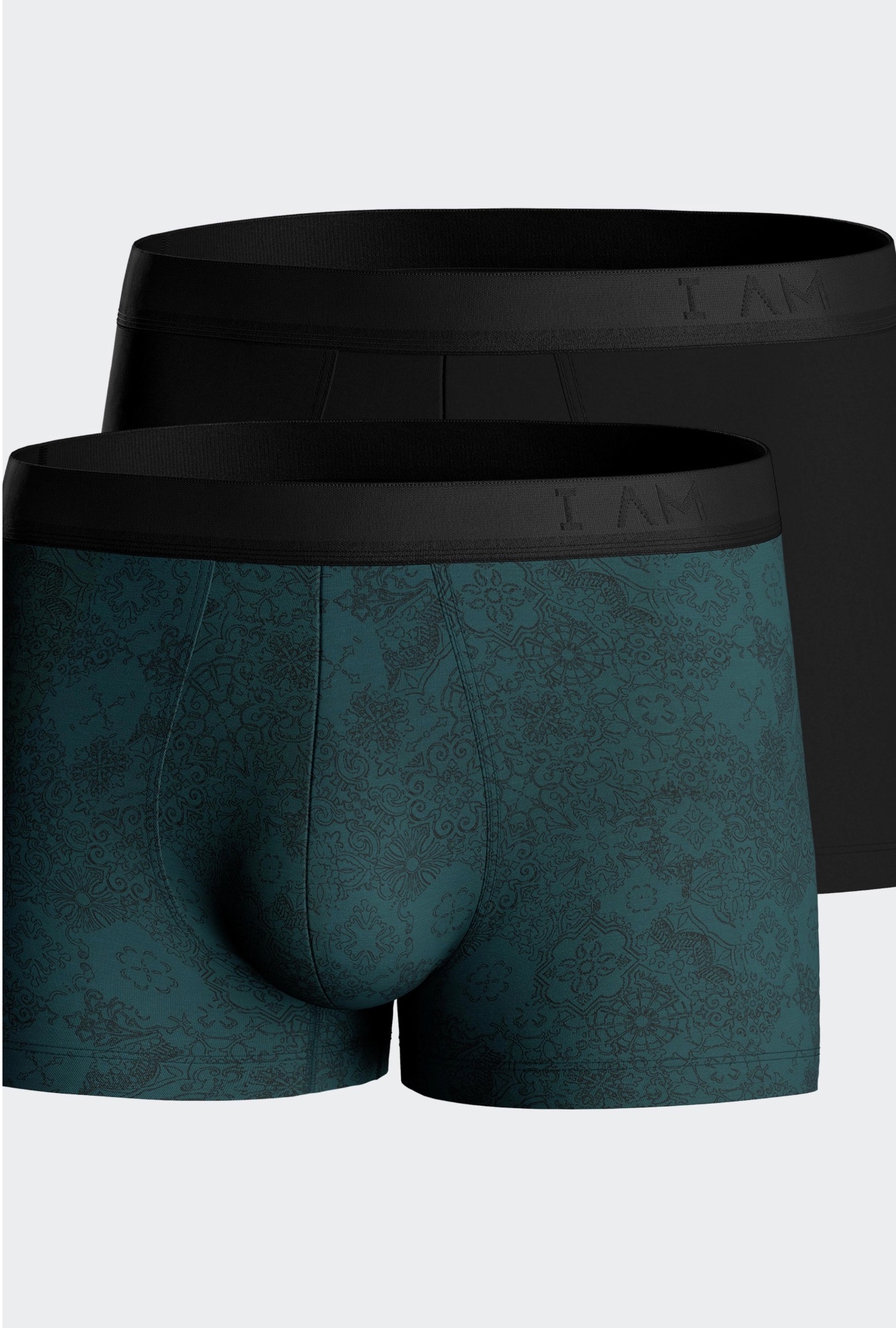 Les dessous Boxer vert + noir ii1221n37 – Image 4