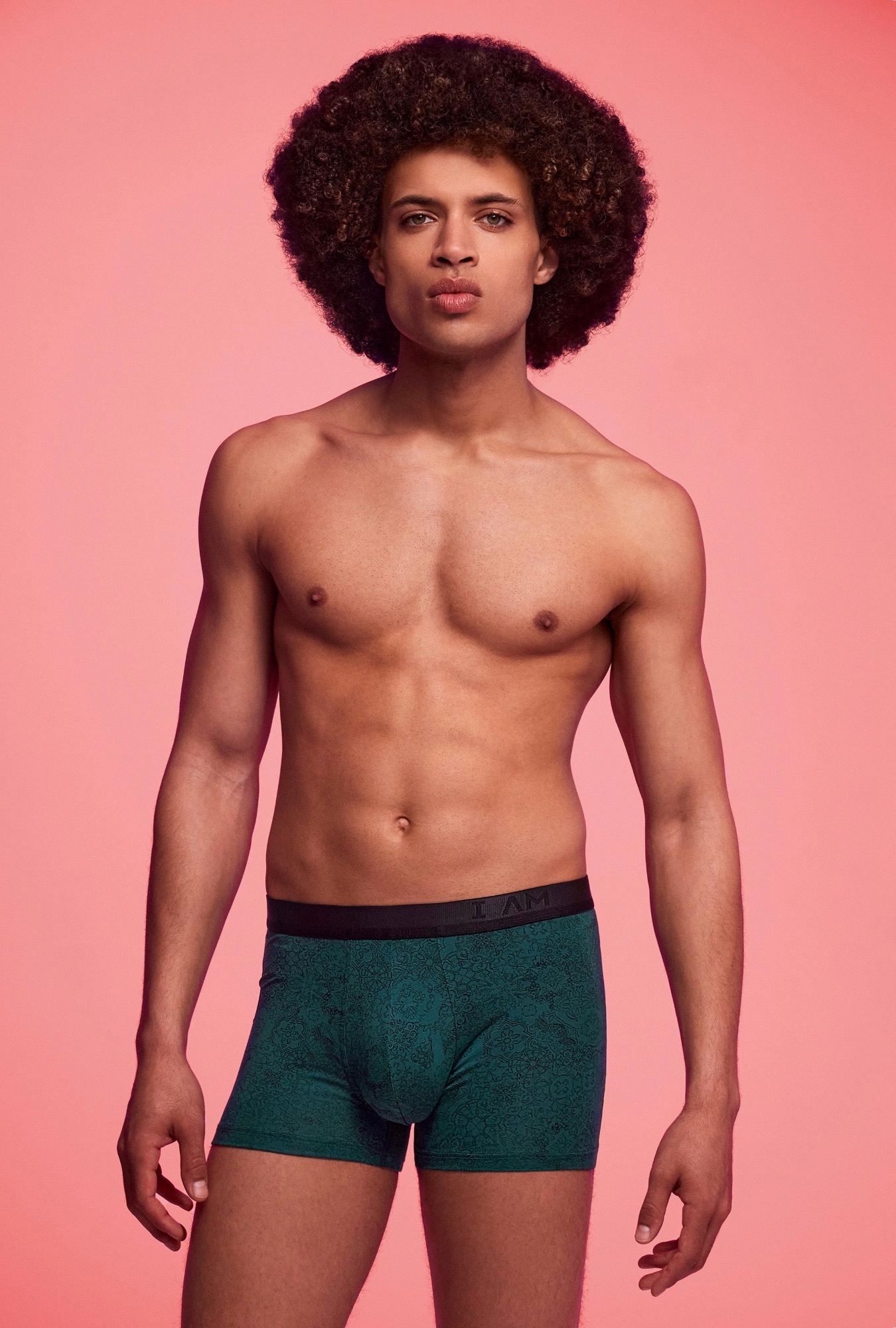 Les dessous Boxer vert + noir ii1221n37 – Image 5