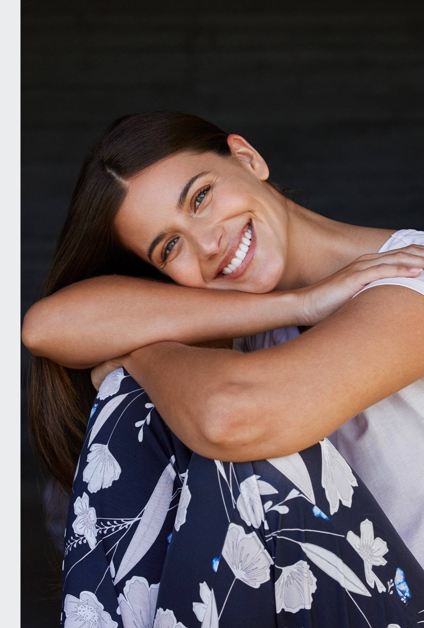 Nuit & Homewear Pyjama / Pyjacourt bleu imprimé im8561n54 – Image 2