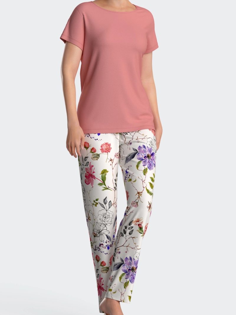 Nuit & Homewear Pyjama / Pyjacourt rose imprimé im8561n53