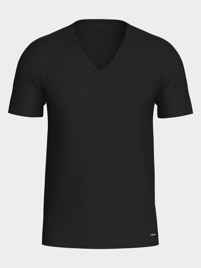 Nuit & Homewear Tee shirt noir 1351b45