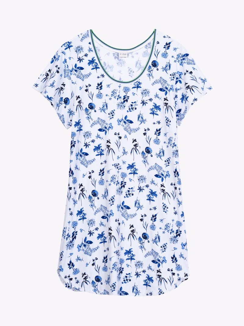 Nuit & Homewear Chemise de nuit bleu c914ach