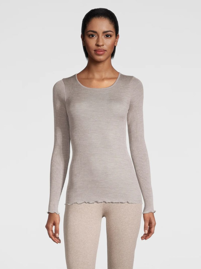 Lingerie Fine Top / Pull beige 9515