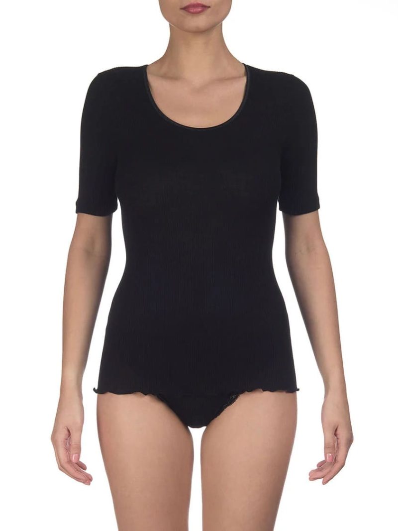Lingerie Fine Top / Pull noir 3424