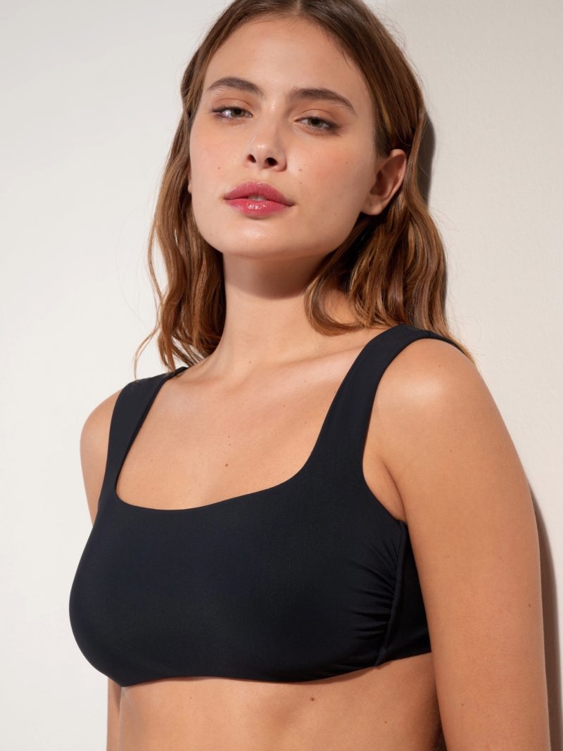 Bain Maillot Bandeau / Brassière noir love