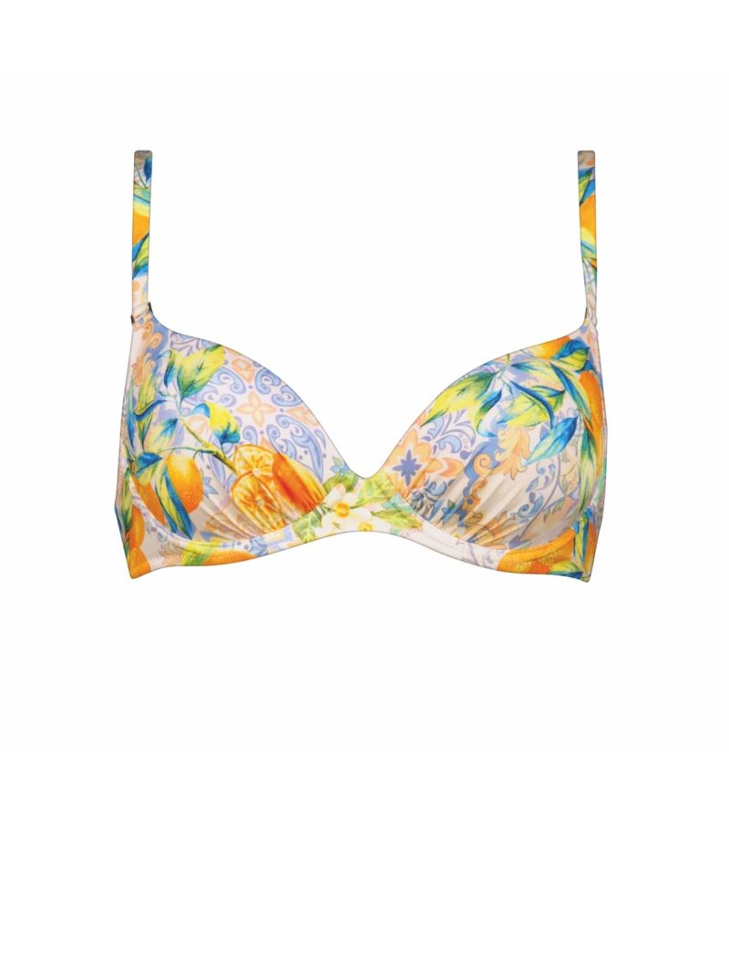 Bain Maillot Push Up et coque 223 orange pastels 7370