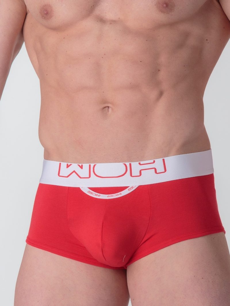 Les dessous Boxer rouge 463012