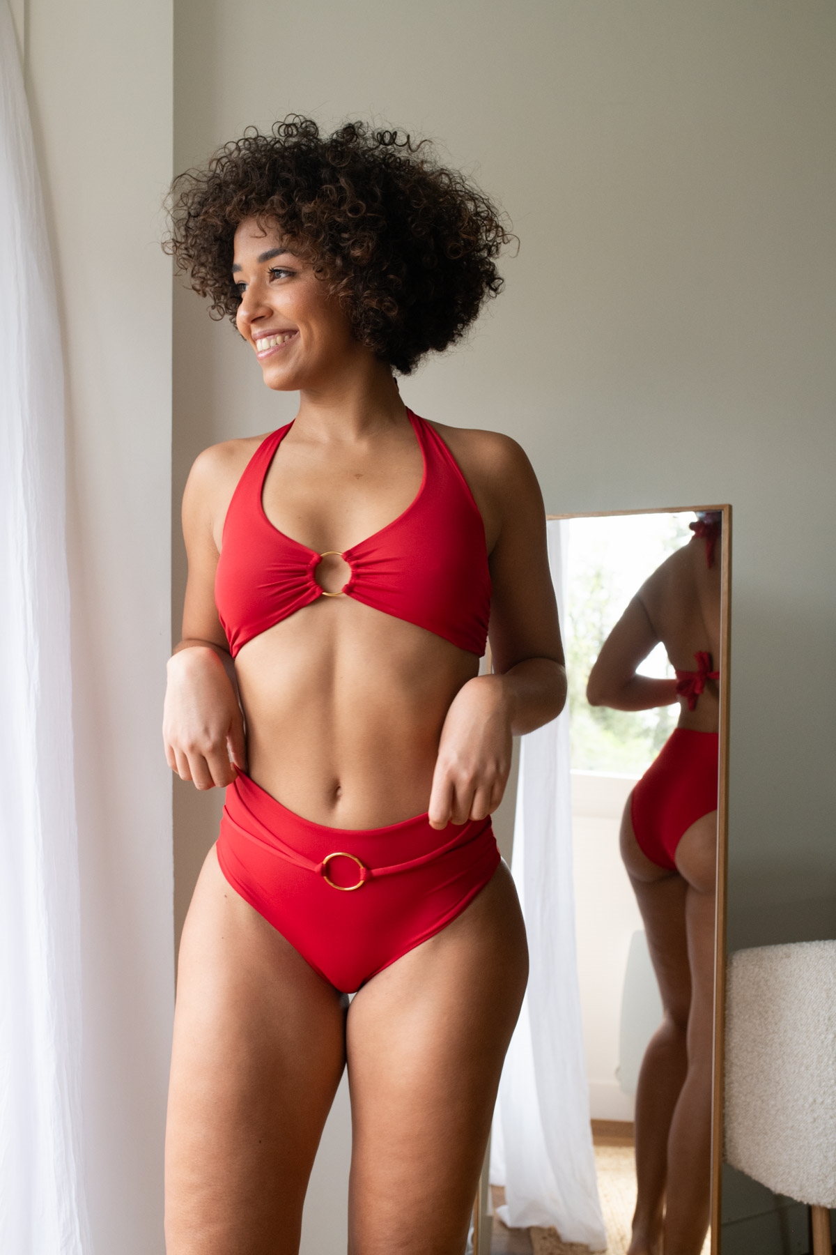 Bain Maillot Triangle redvelvet luxure + flamme – Image 5