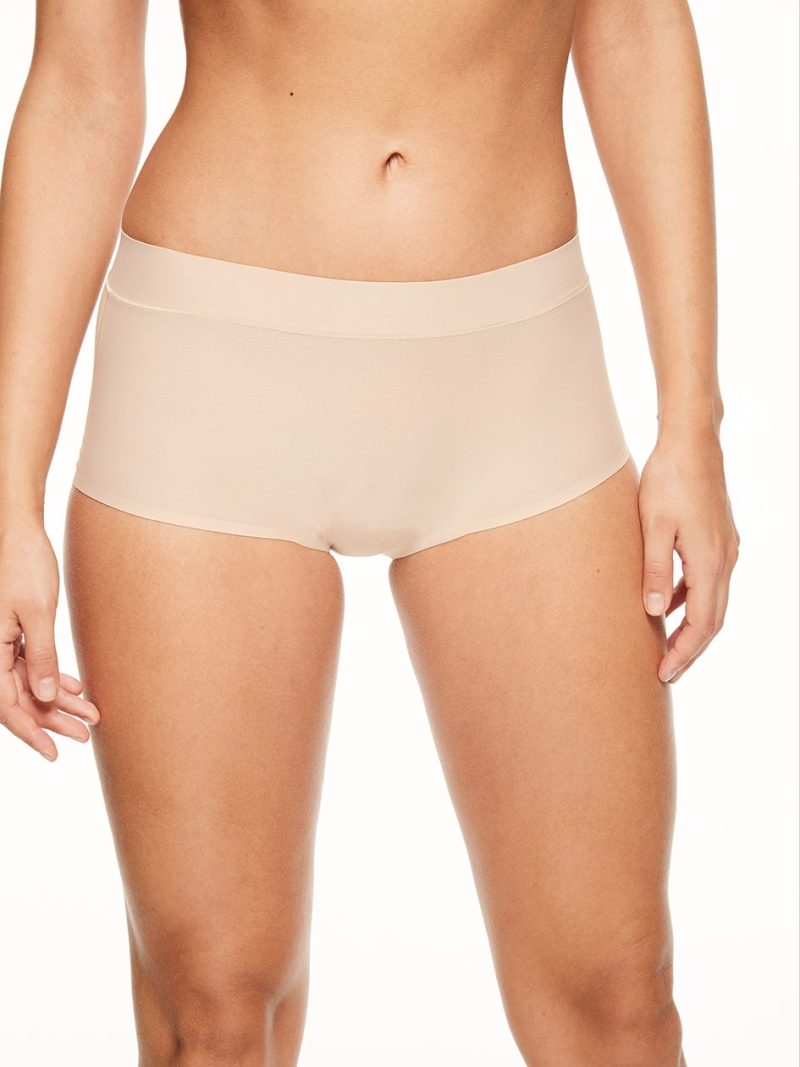 Culottes Shorty / Boxer nude foncé c10640
