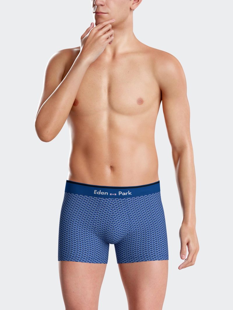 Les dessous Boxer bleu+marine ep1221h82p2