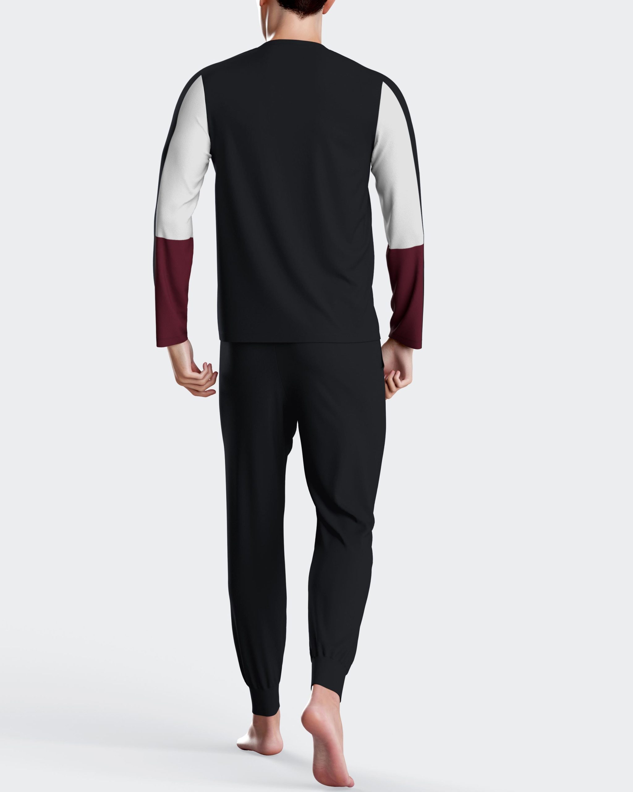 Nuit & Homewear Pyjama et Pyjacourt marine ep1552h78 – Image 2
