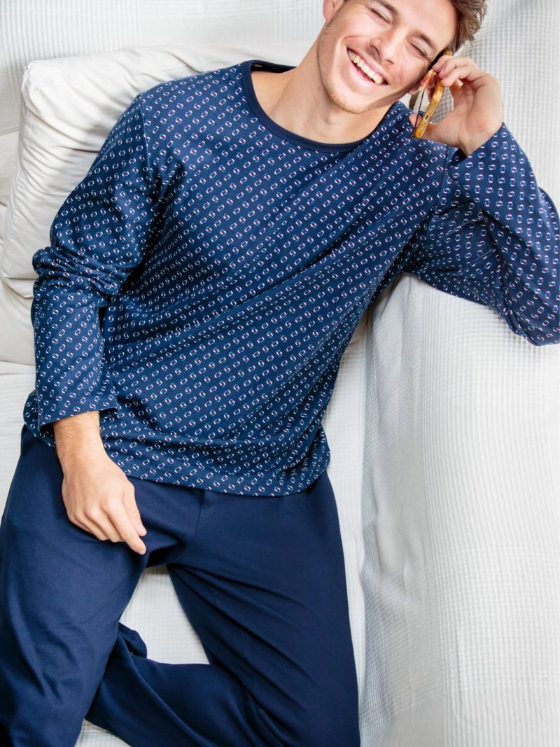 Nuit & Homewear Pyjama et Pyjacourt marine 402879