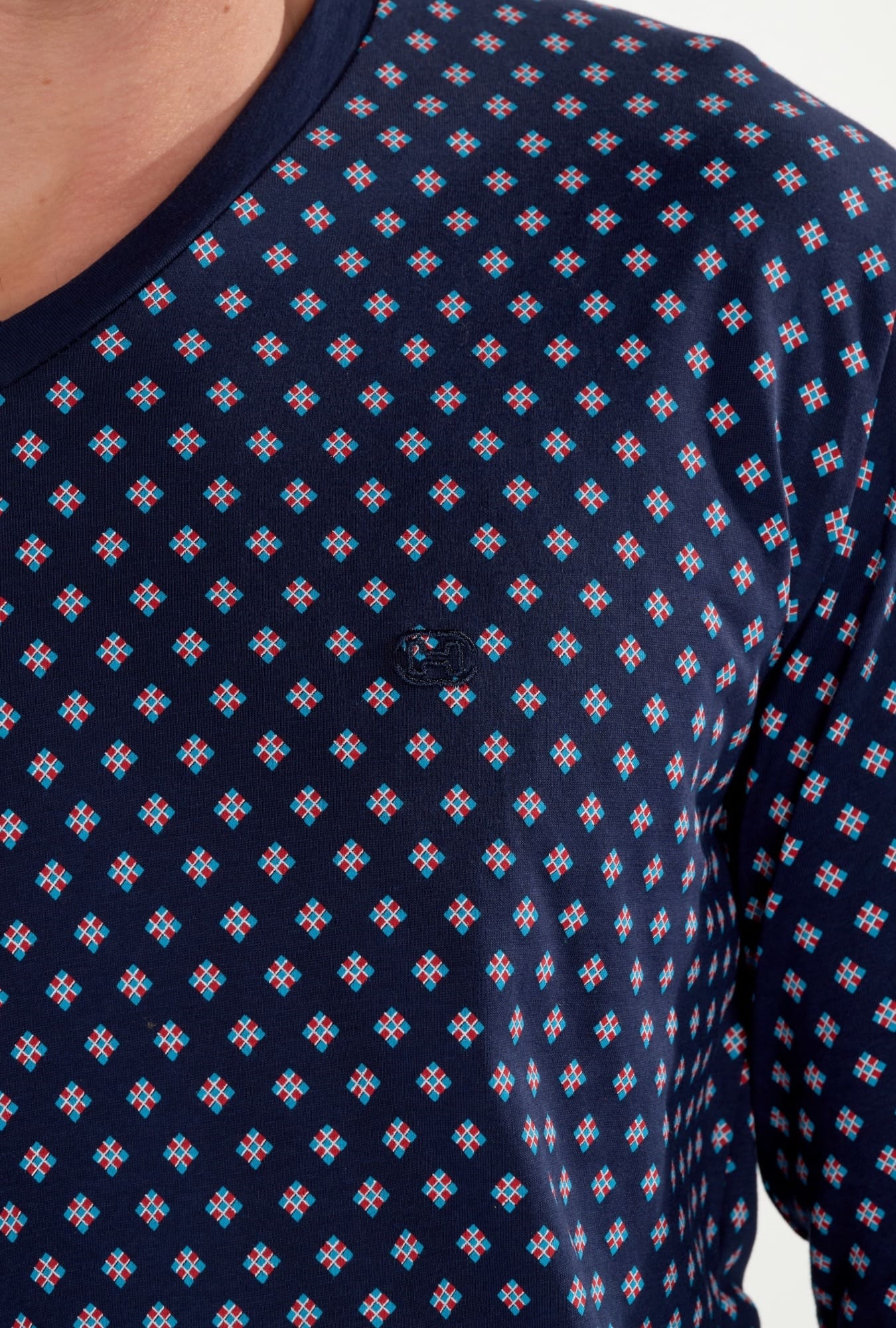 Nuit & Homewear Pyjama et Pyjacourt marine 402879 – Image 9