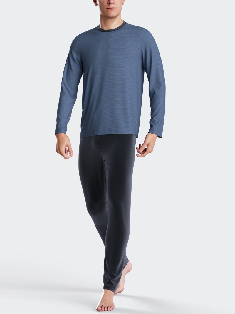 Nuit & Homewear Pyjama et Pyjacourt bleu im1551n77