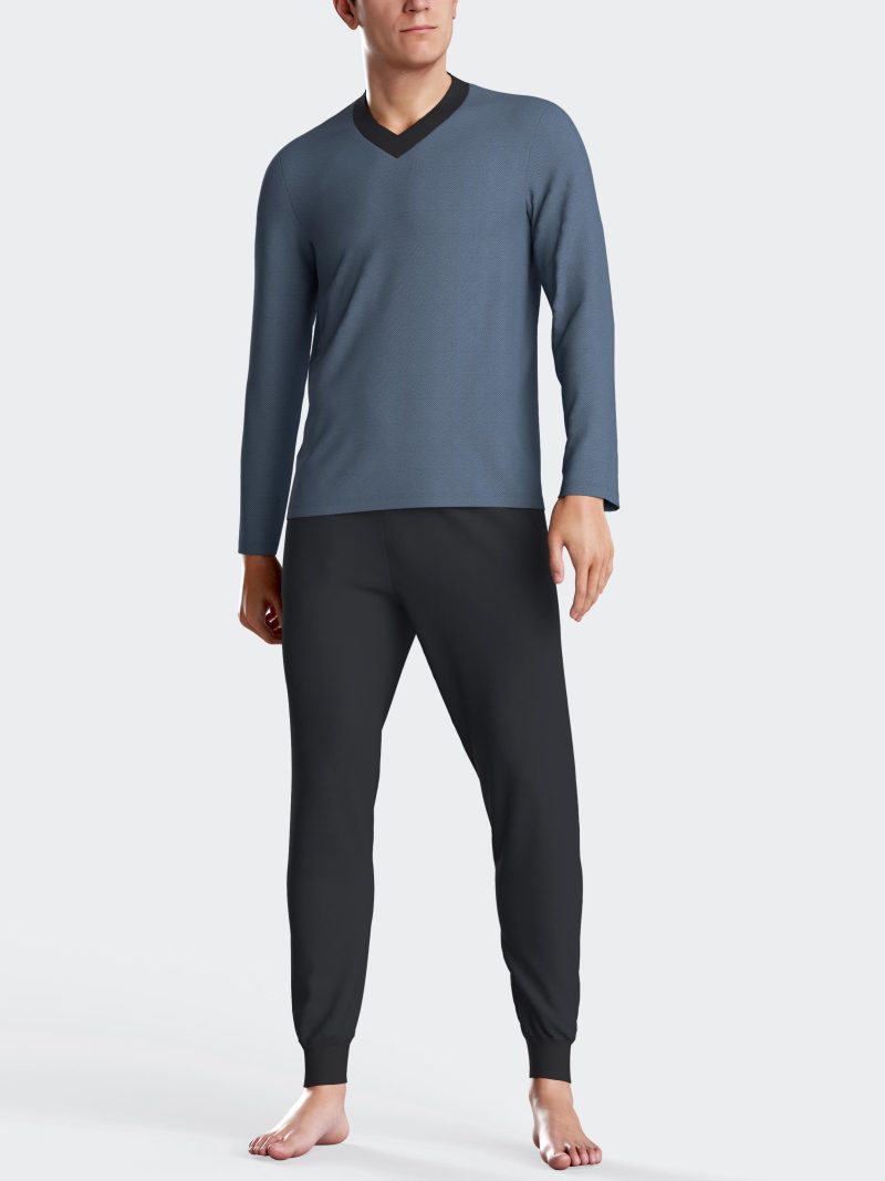 Nuit & Homewear Pyjama et Pyjacourt bleu im1552n74