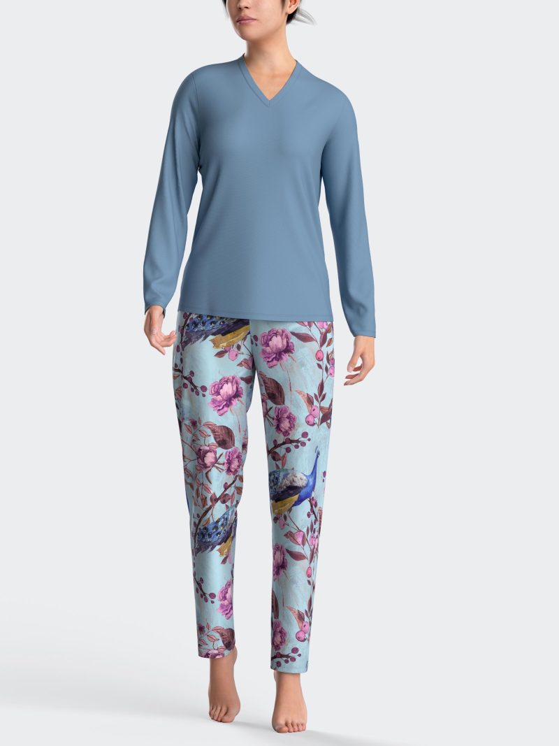 Nuit & Homewear Pyjama / Pyjacourt bleu im8552n91