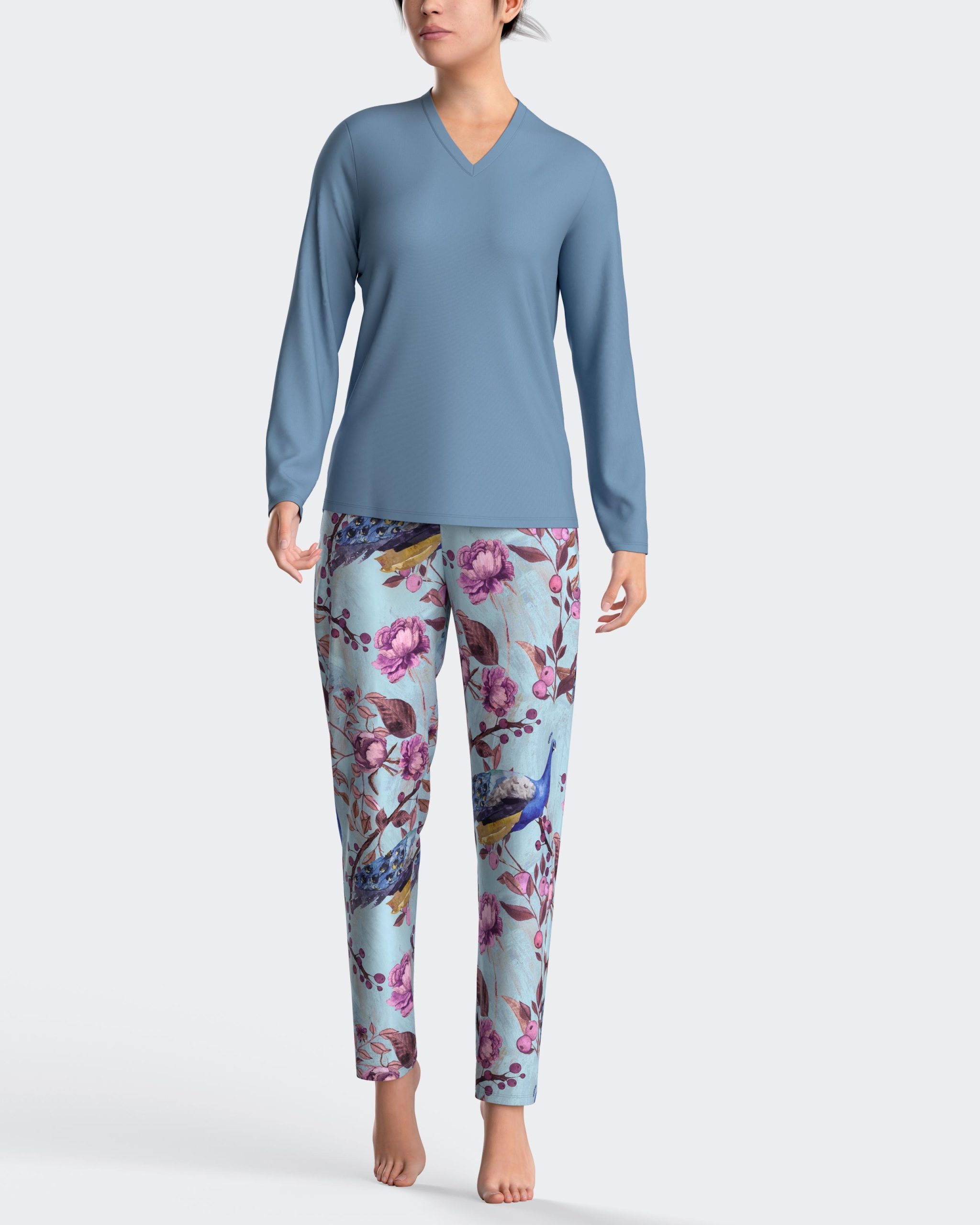 Nuit & Homewear Pyjama / Pyjacourt bleu im8552n91