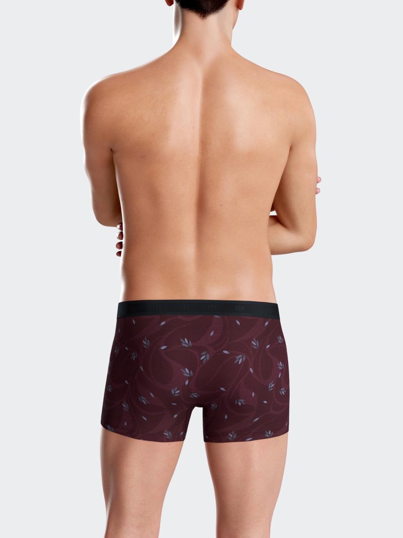 Les dessous Boxer bordeaux im1221n63