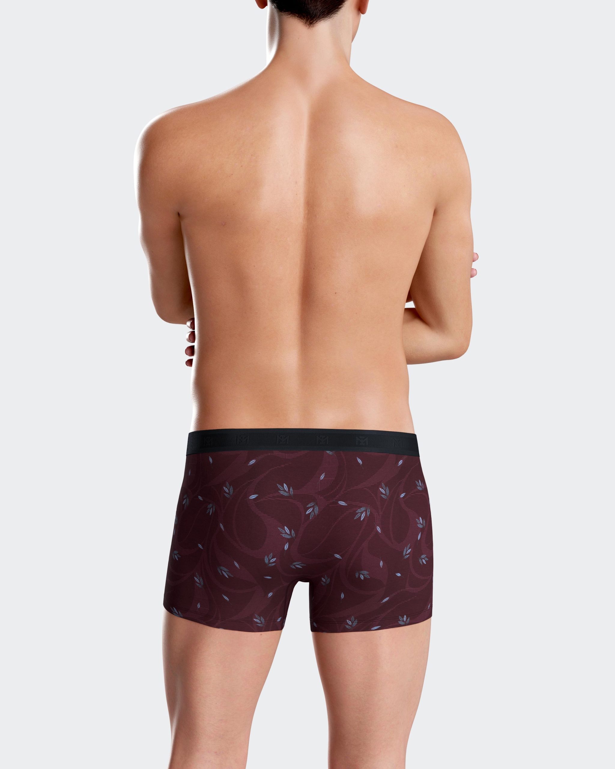 Les dessous Boxer bordeaux im1221n63