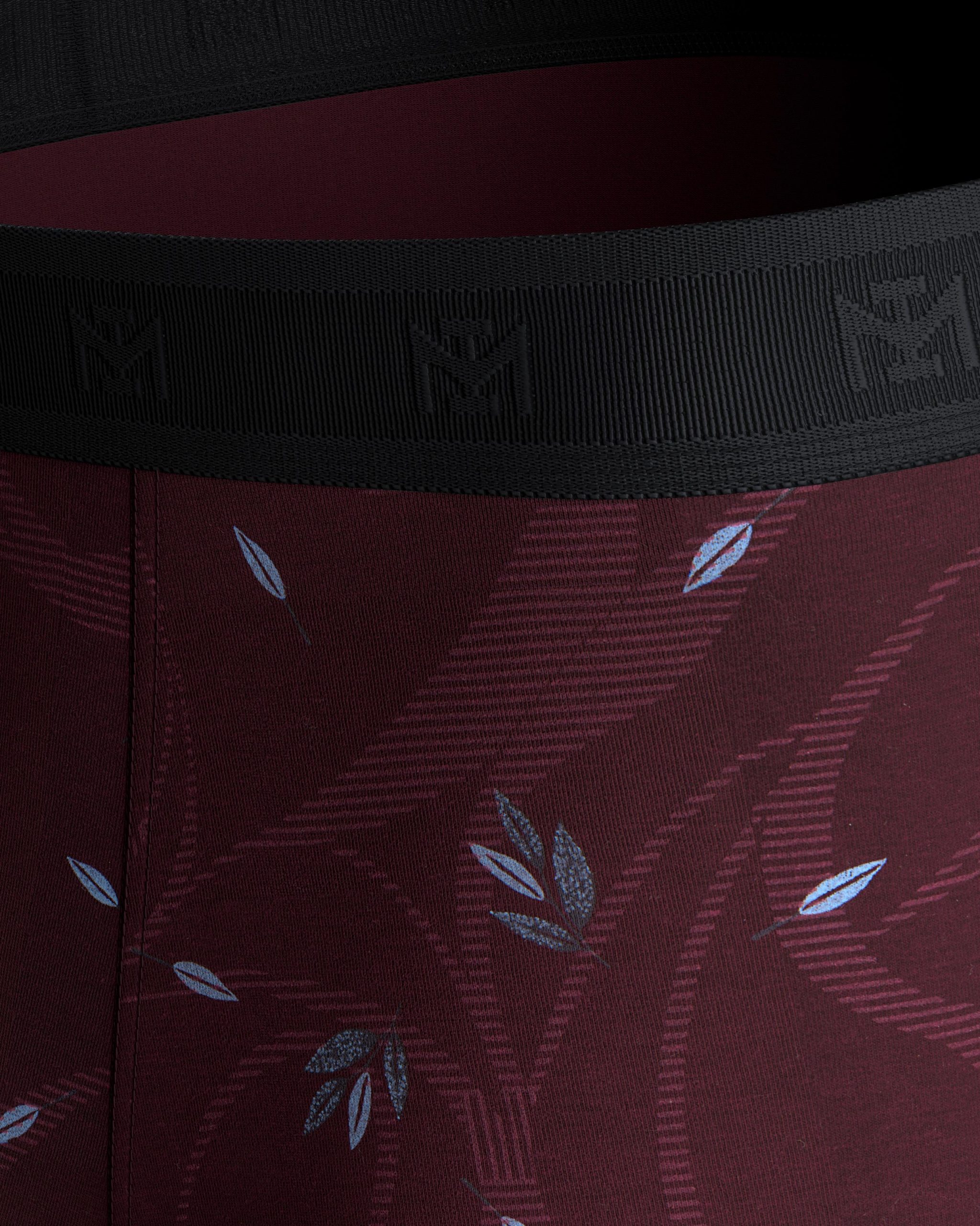 Les dessous Boxer bordeaux im1221n63 – Image 3