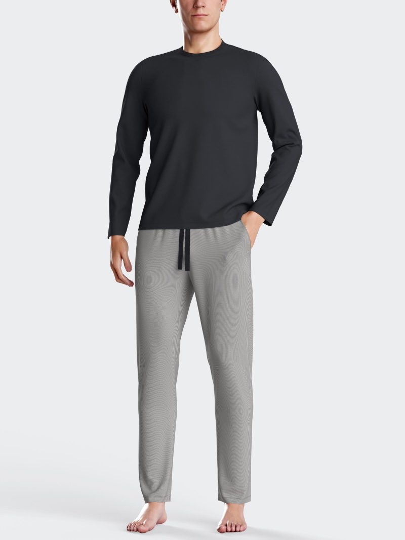 Nuit & Homewear Pyjama et Pyjacourt gris im1551n75