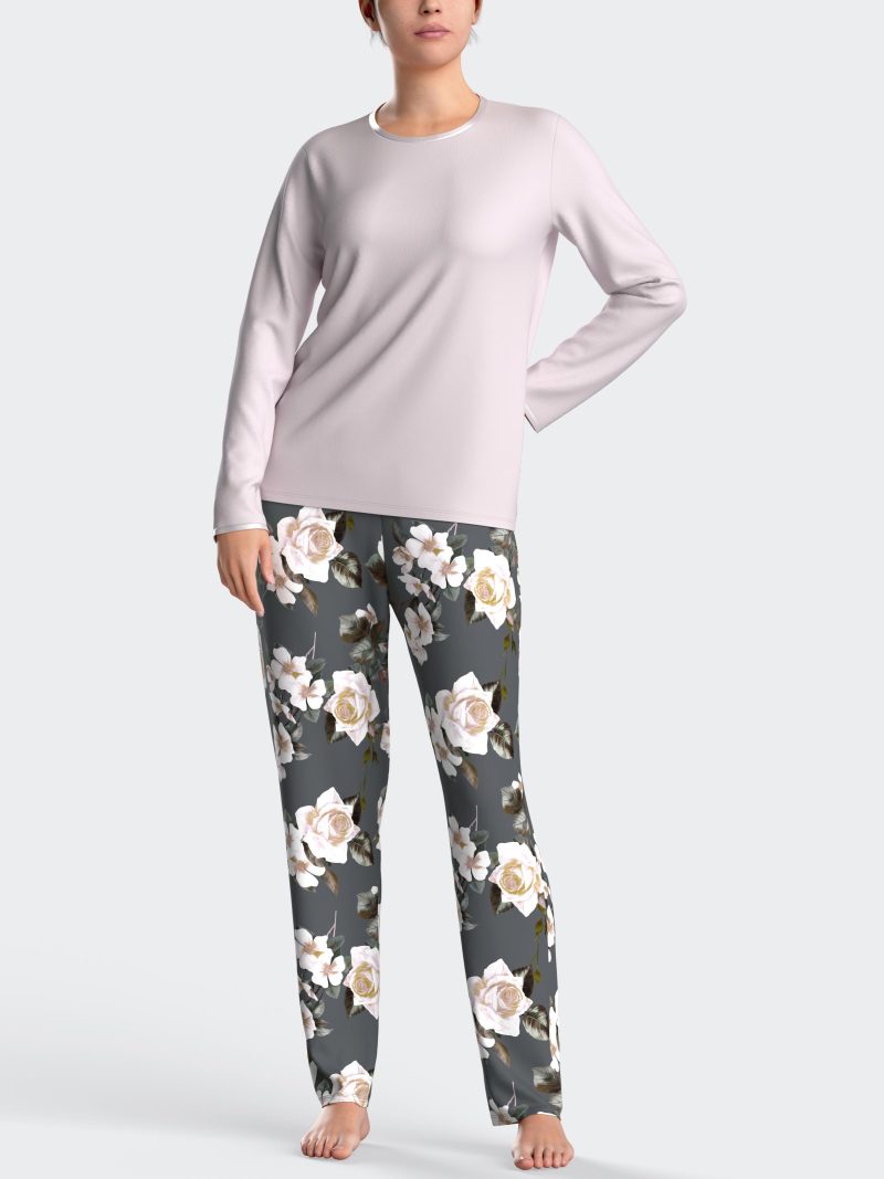 Nuit & Homewear Pyjama / Pyjacourt gris im8551n90