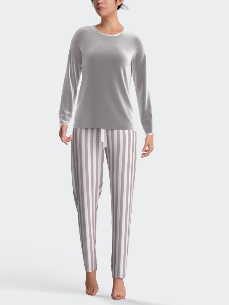 Nuit & Homewear Pyjama / Pyjacourt gris clair im8551n97