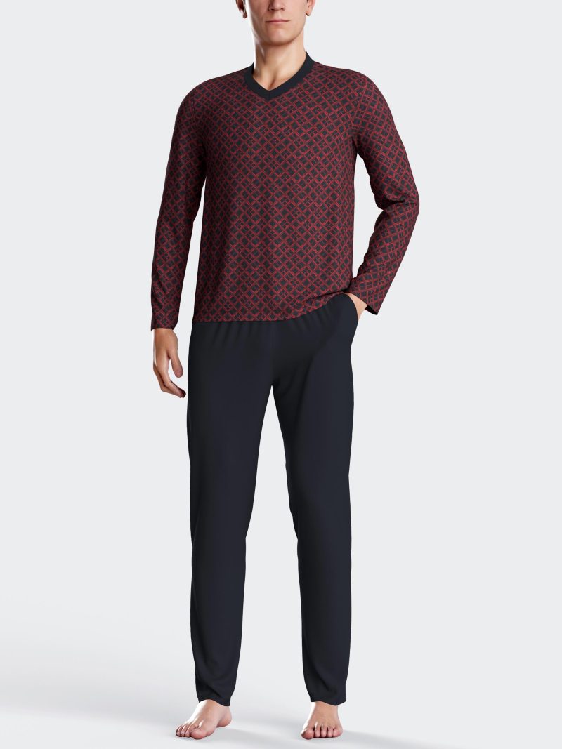 Nuit & Homewear Pyjama et Pyjacourt marine im1552n80