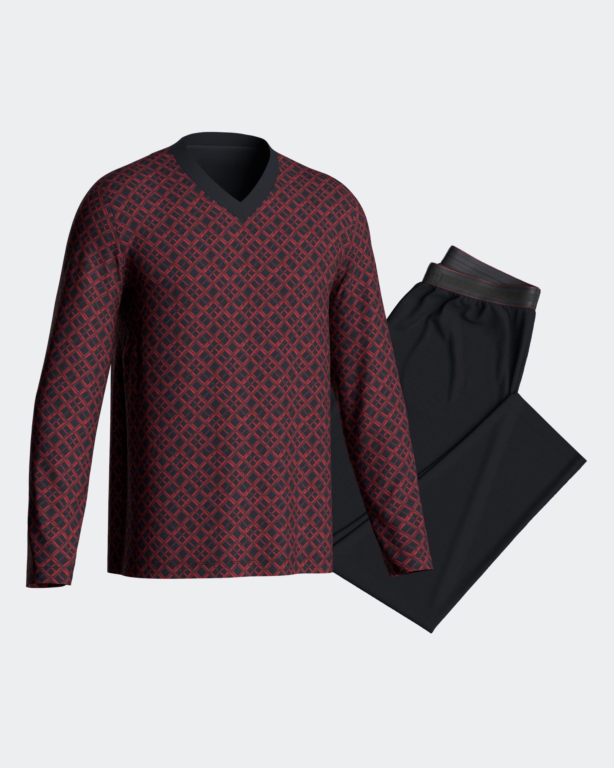 Nuit & Homewear Pyjama et Pyjacourt marine im1552n80 – Image 3