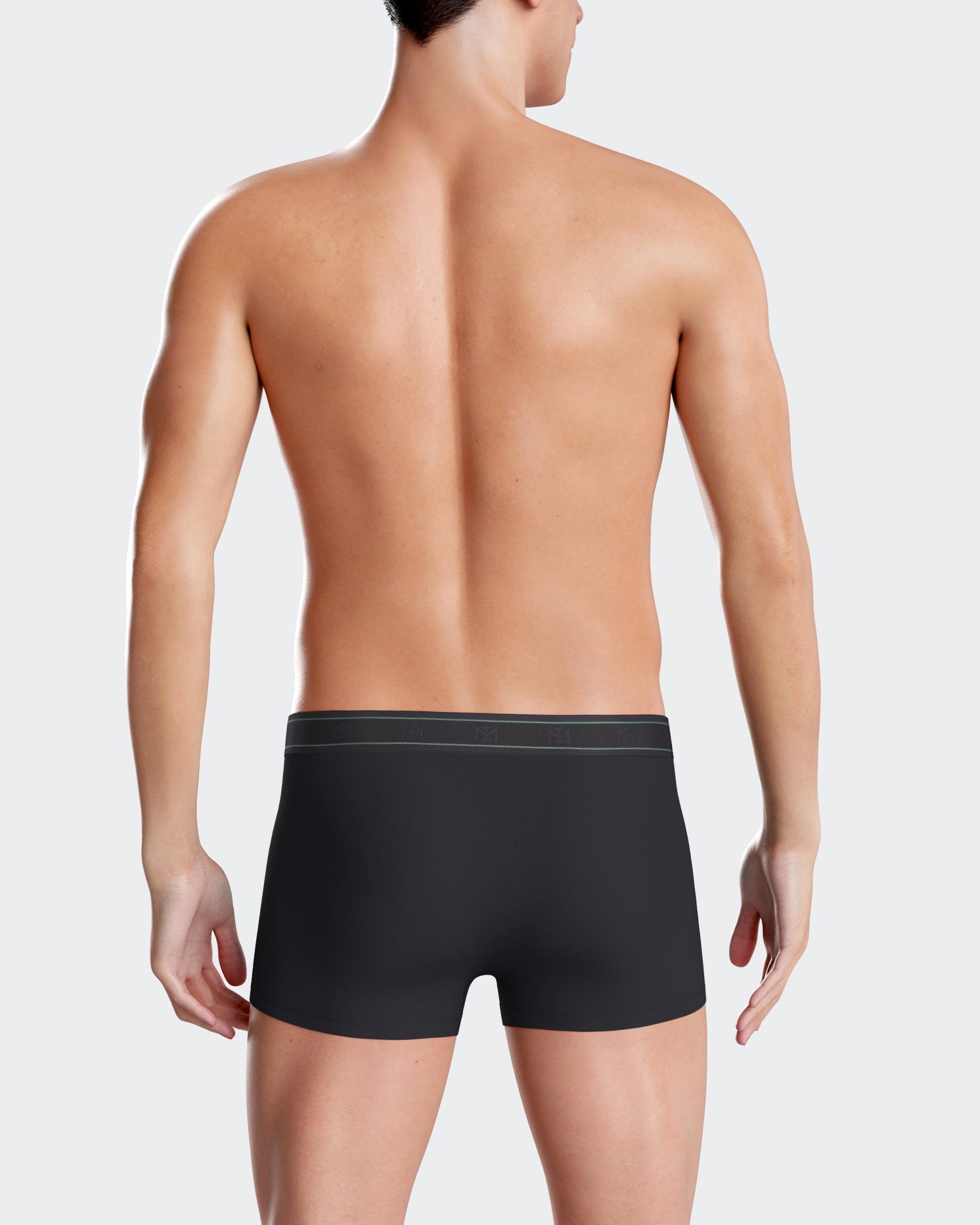 Les dessous Boxer vert imprimé + gris im1221n72p2 – Image 5