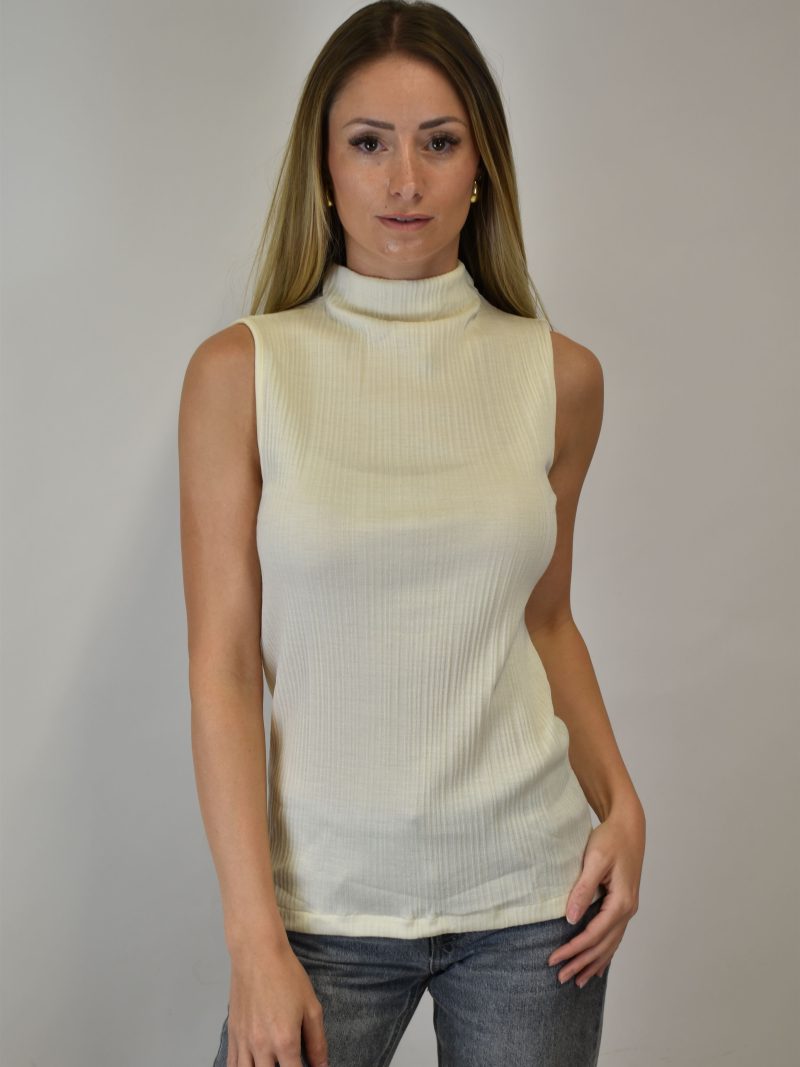Lingerie Fine Top / Pull champagne 7465