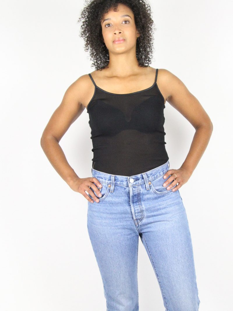 Lingerie Fine Top / Pull noir 9450