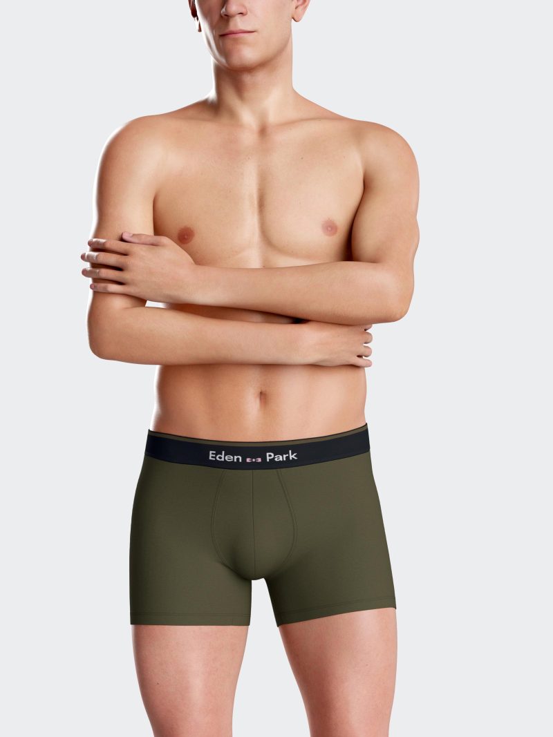 Les dessous Boxer kaki ep1221h77