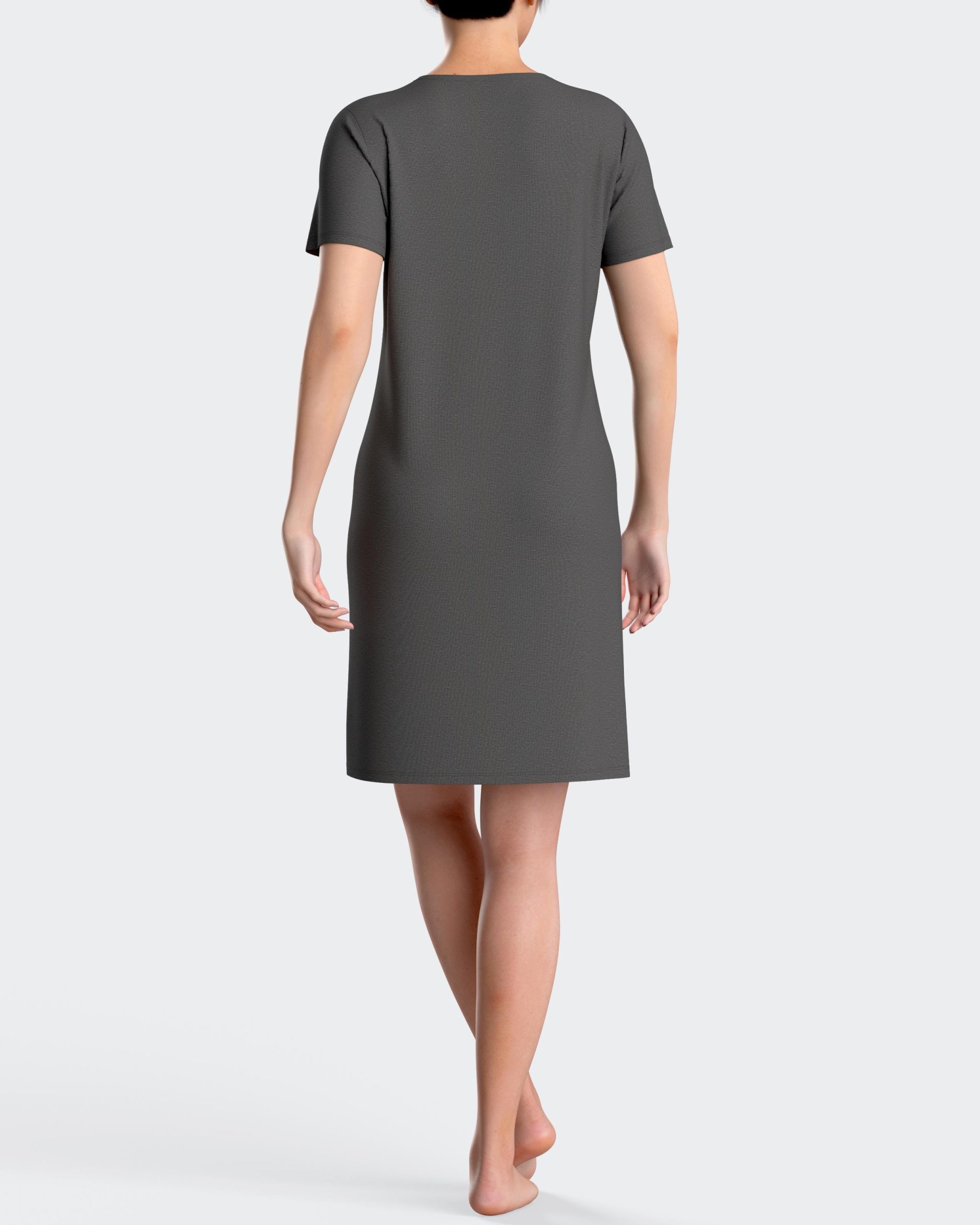 Nuit & Homewear Chemise de nuit gris ep8666h15 – Image 2
