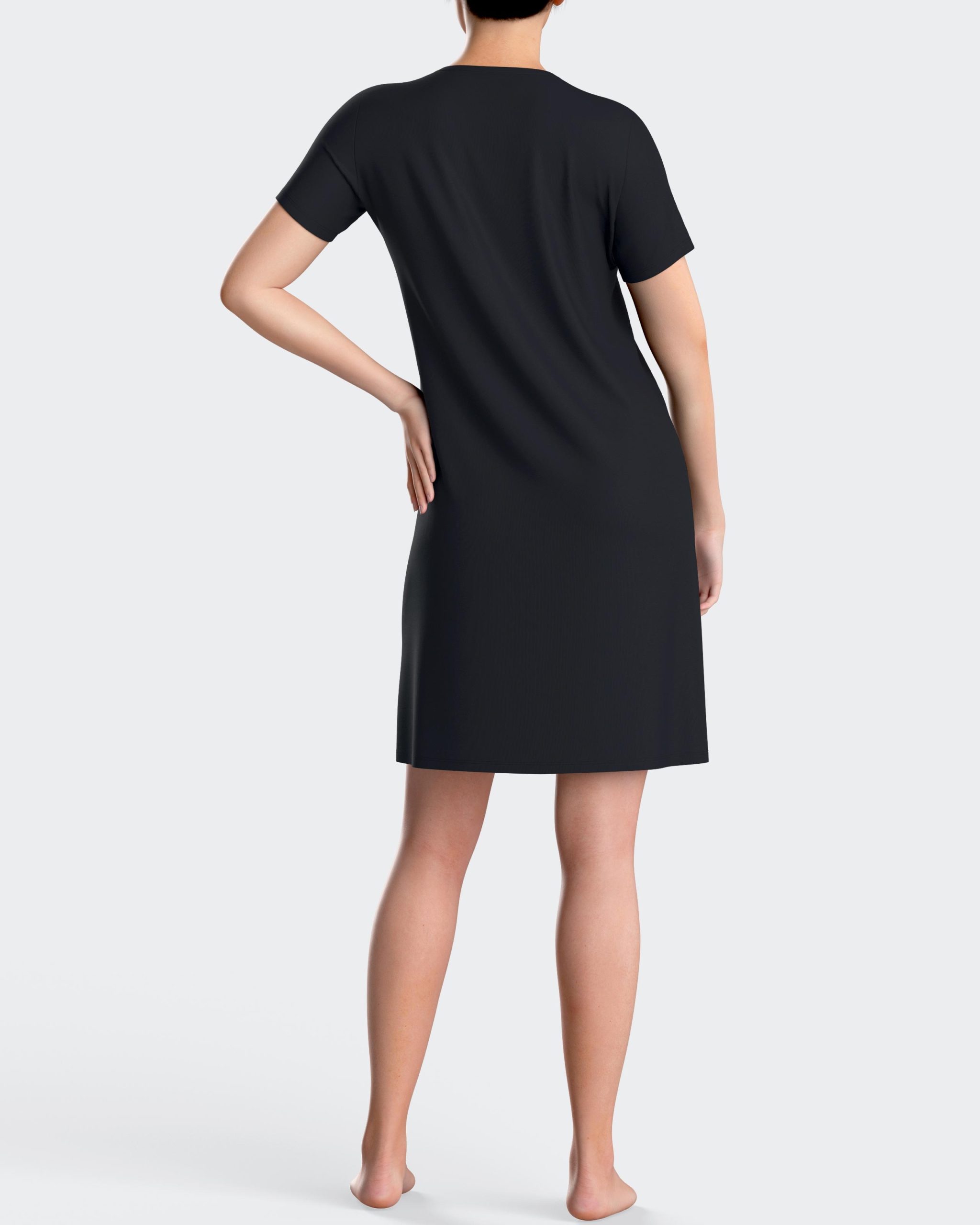 Nuit & Homewear Chemise de nuit marine ep8666h15 – Image 2
