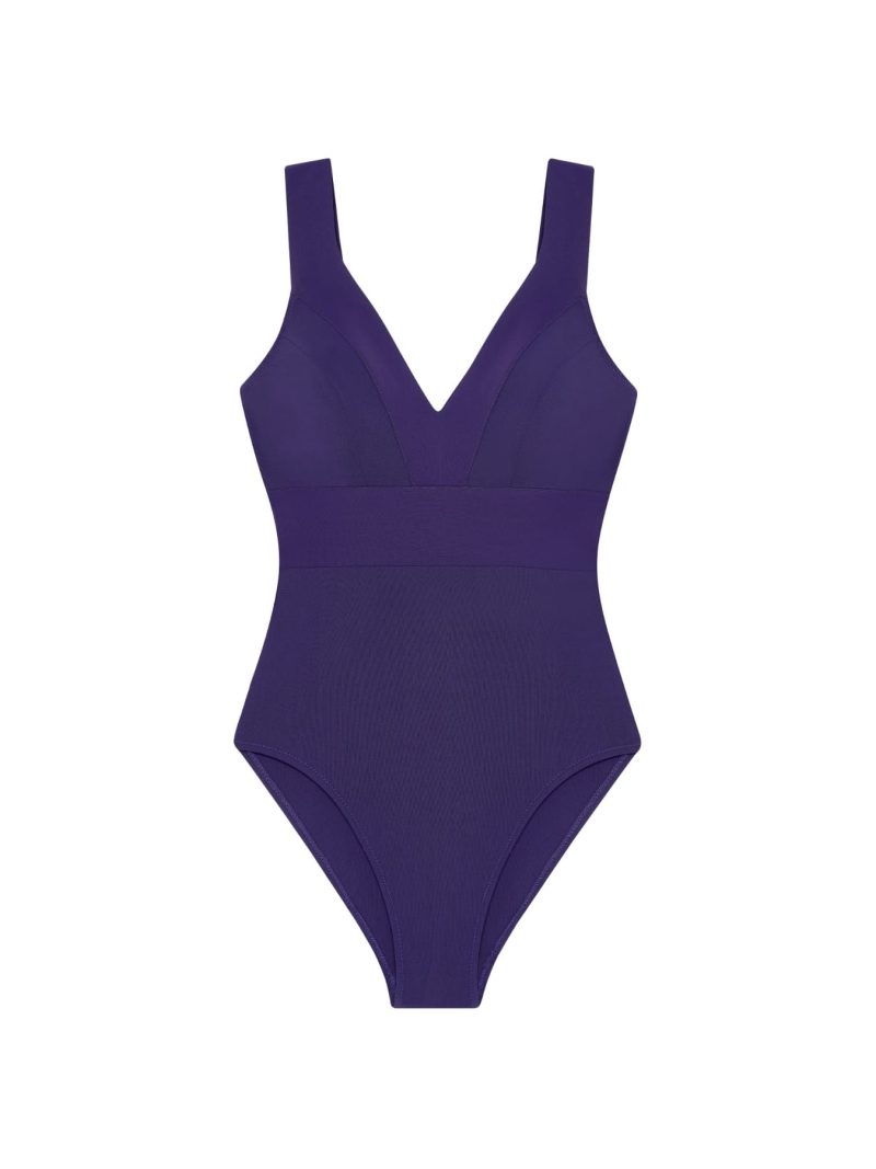 Bain Maillot de bain 1 Pièce purple pipper