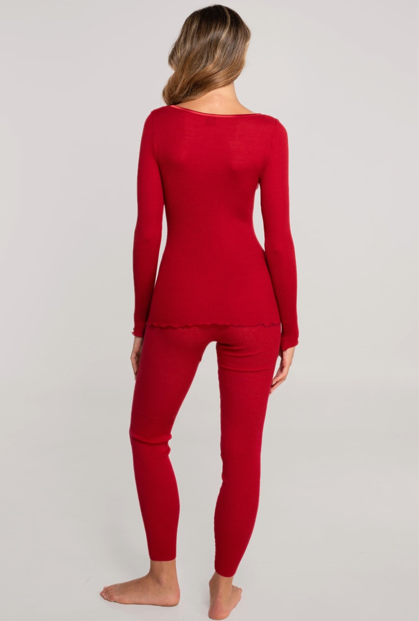 Lingerie Fine Top / Pull rouge 6343 – Image 5