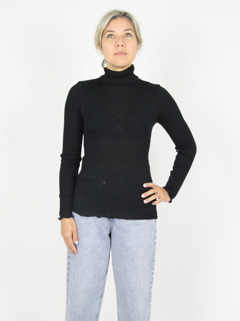 Lingerie Fine Top / Pull noir 3438