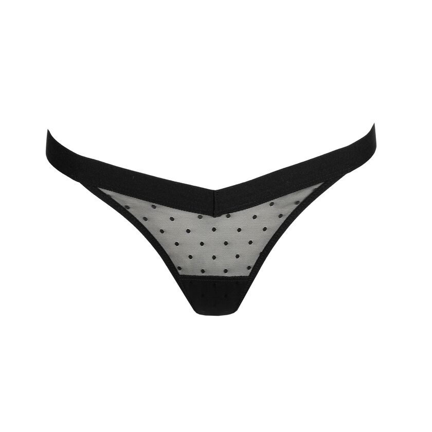 Culottes String / Tanga noir 3500460 – Image 3
