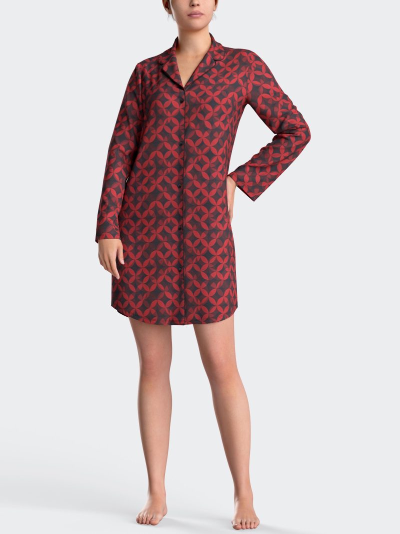 Nuit & Homewear Chemise de nuit rouge im8663n99
