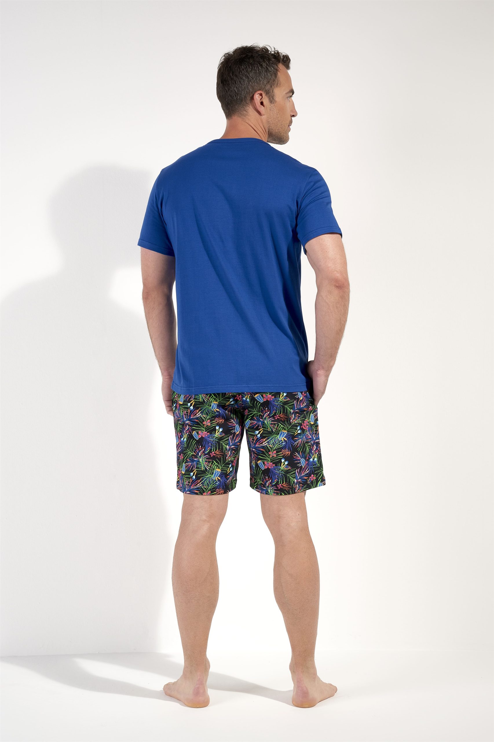 Nuit & Homewear Pyjama et Pyjacourt bleu 403118 – Image 2