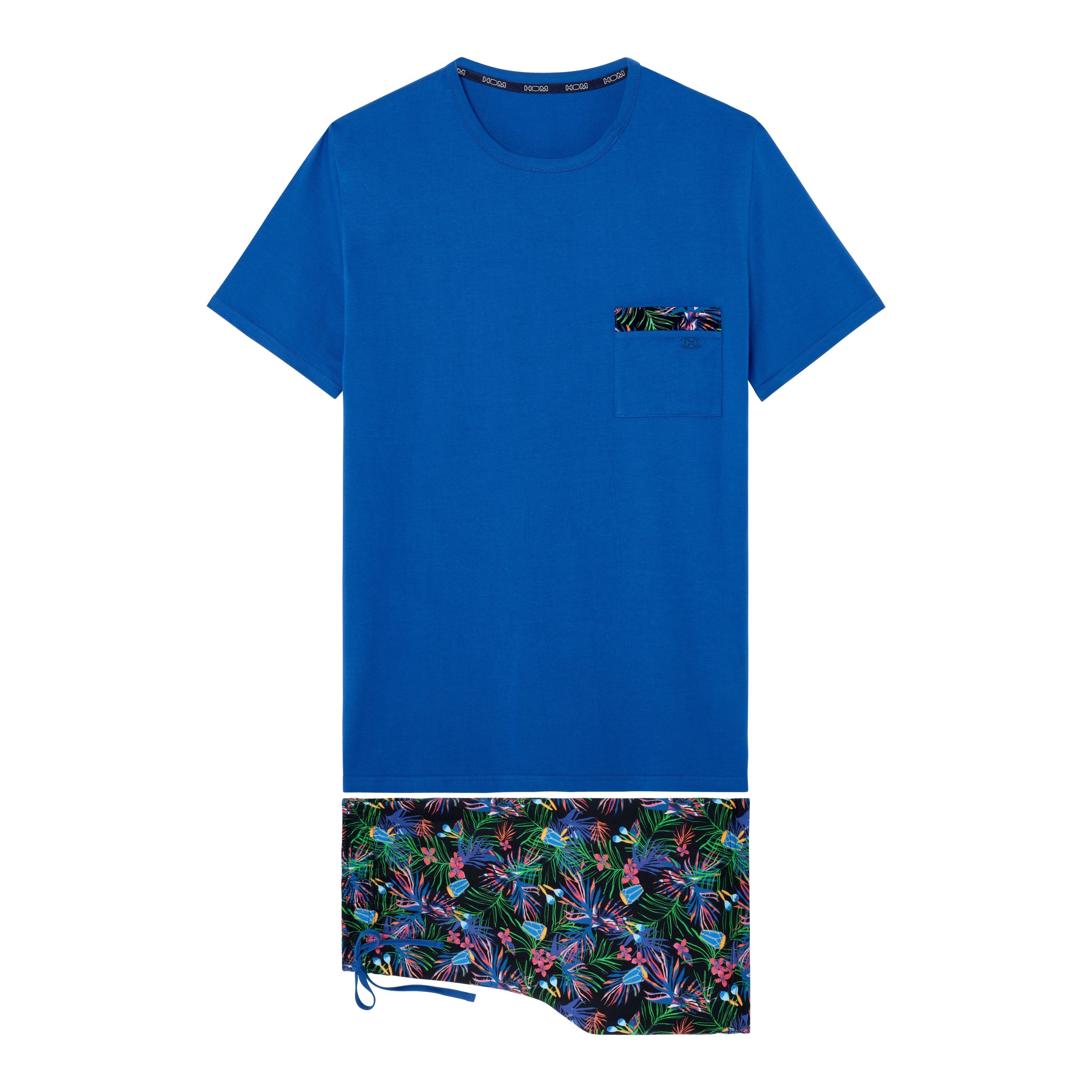 Nuit & Homewear Pyjama et Pyjacourt bleu 403118 – Image 5