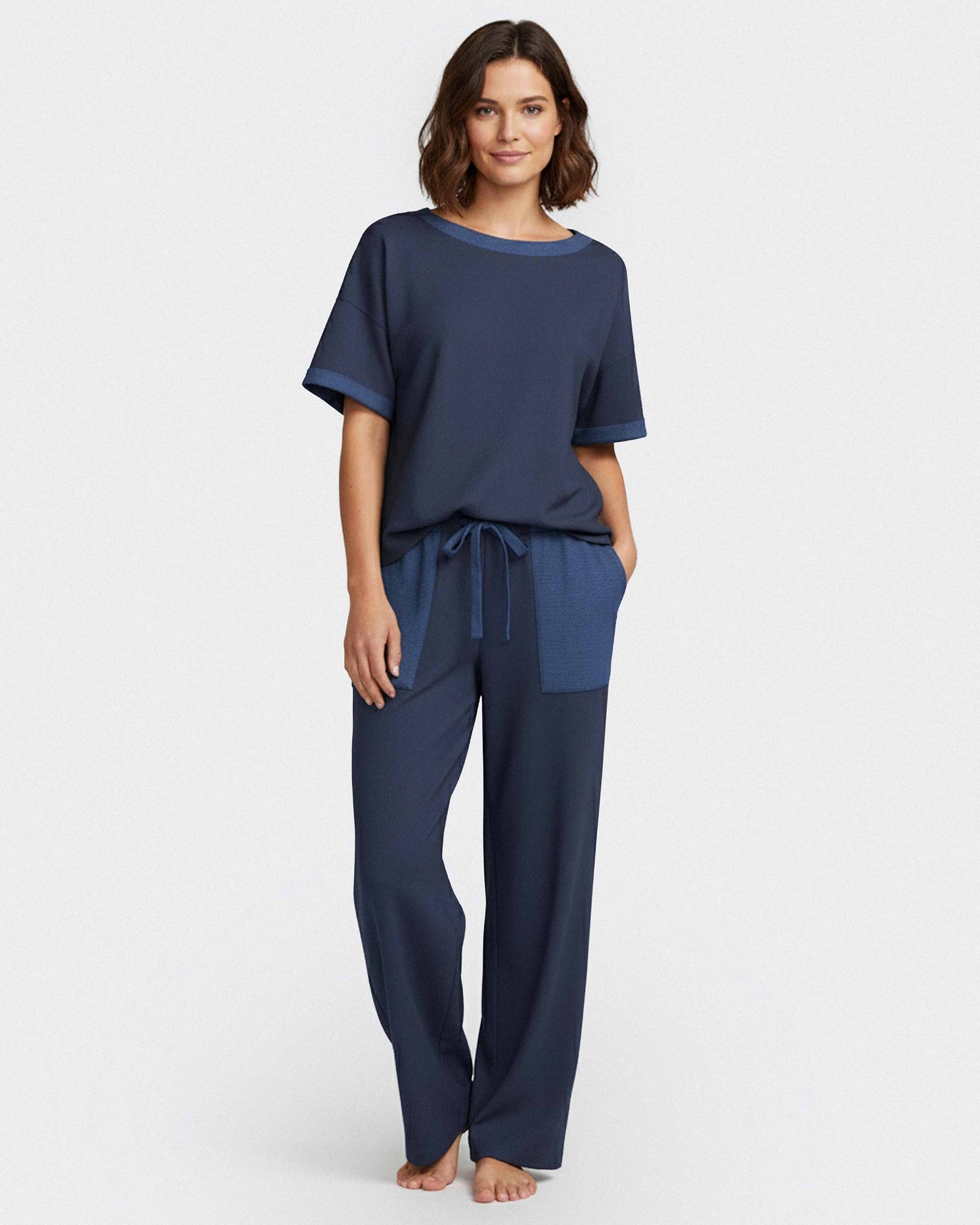 Nuit & Homewear Ensemble détente bleu jeans im8561p61