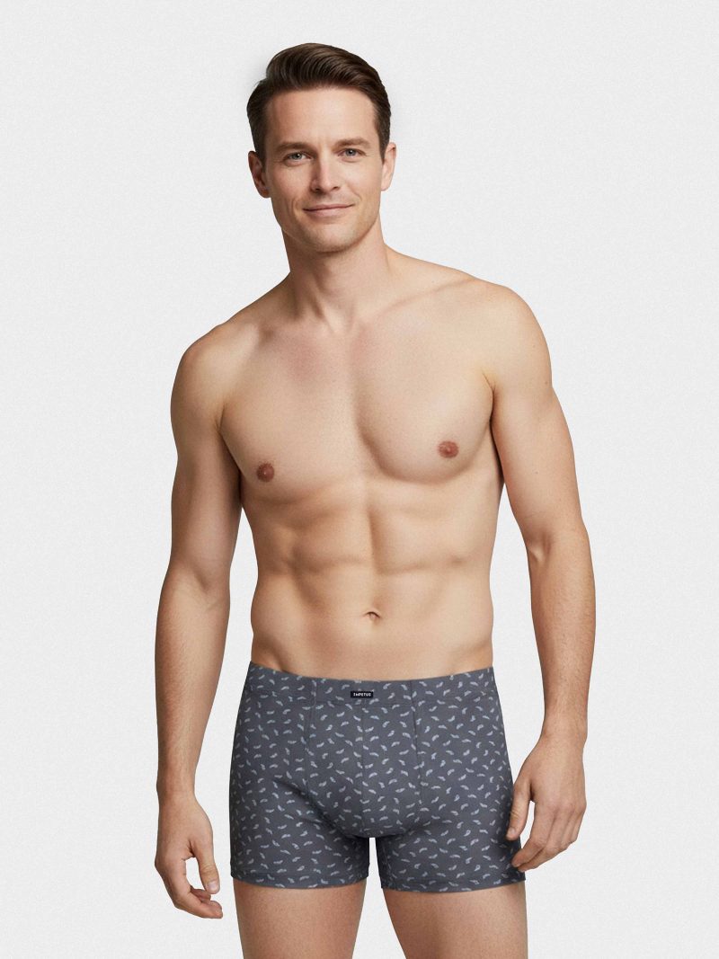 Les dessous Boxer gris im1222p12p2