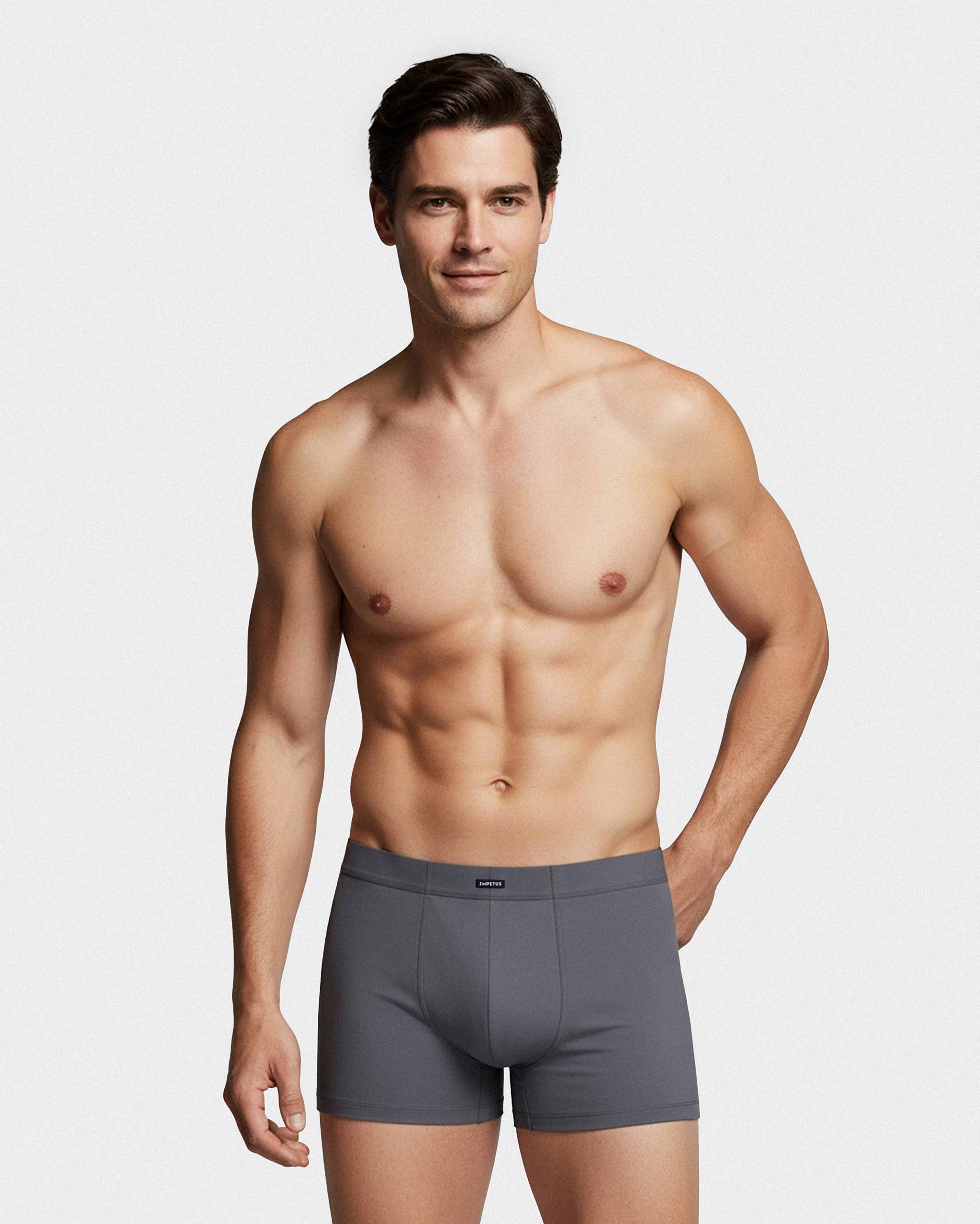 Les dessous Boxer gris im1222p12p2 – Image 3