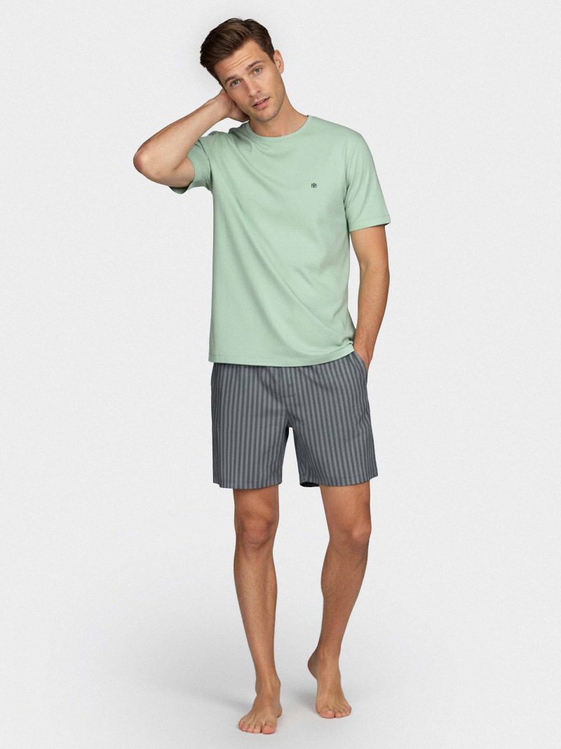 Nuit & Homewear Pyjama et Pyjacourt vert im1511p16